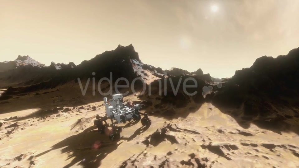 Mars Curiosity Rover Establishing Shot 1 - Download Videohive 21385567