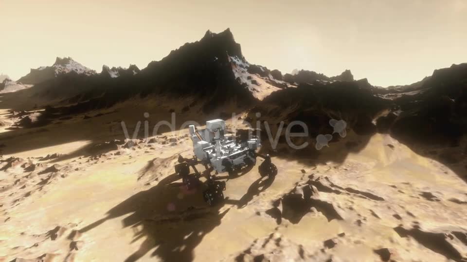 Mars Curiosity Rover Establishing Shot 1 - Download Videohive 21385567