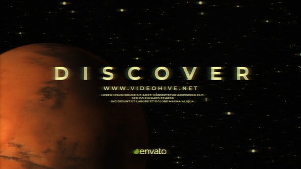 Mars Discover Logo - Videohive Download 30592826