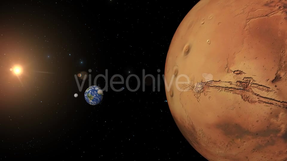 Mars, Earth and Moon - Download Videohive 20593622