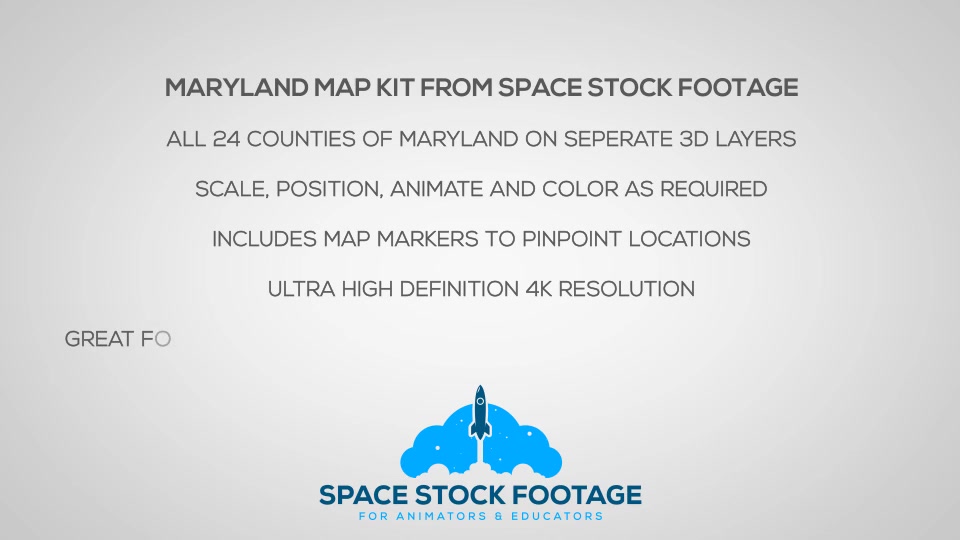 Maryland Map Kit - Download Videohive 20828385