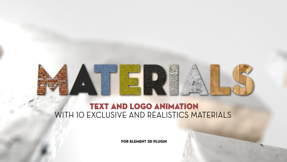 Materials - Download Videohive 5434655