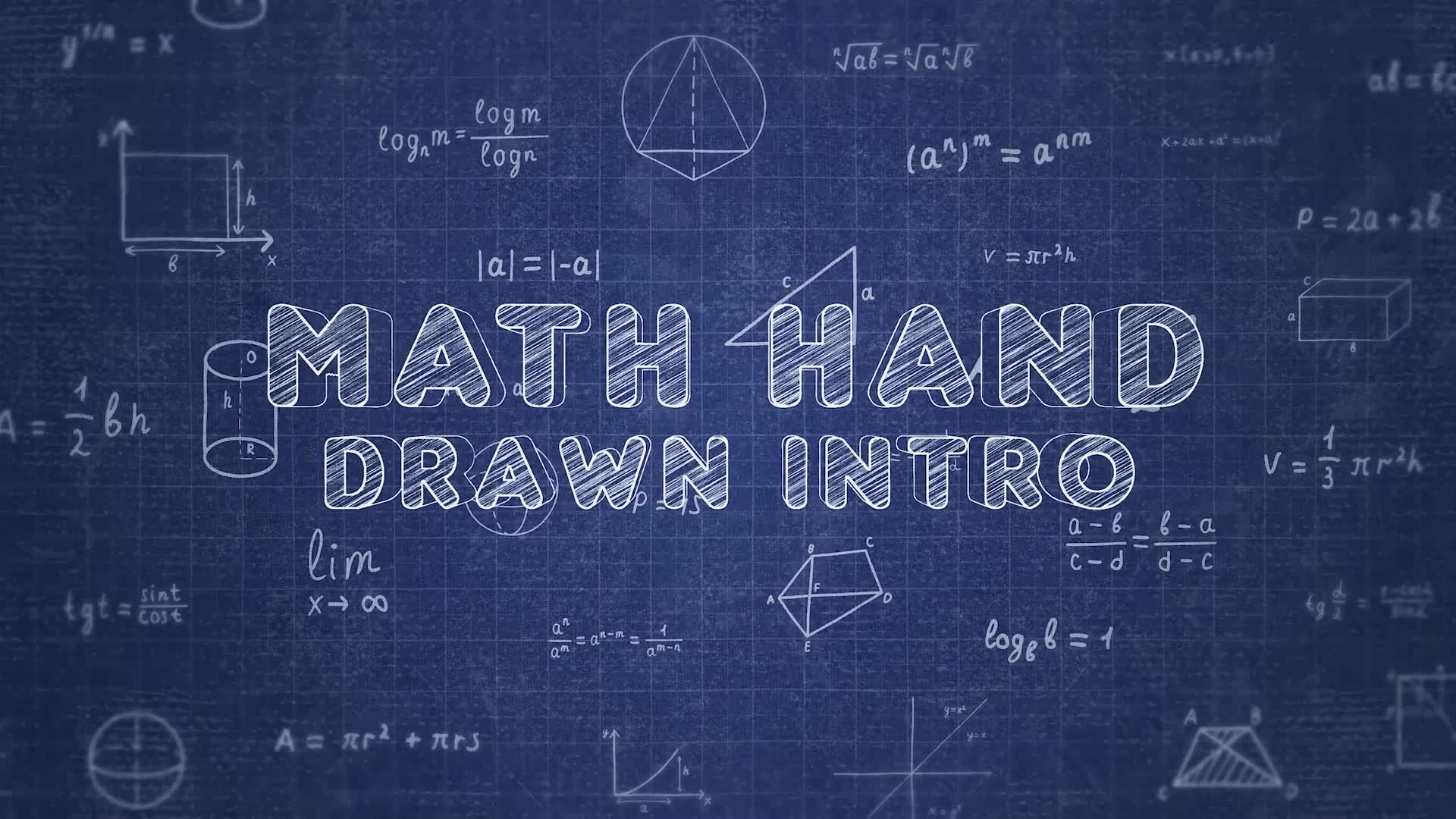 Math Hand Draw Intro Premiere Pro Videohive 33929917 Premiere Pro Image 2