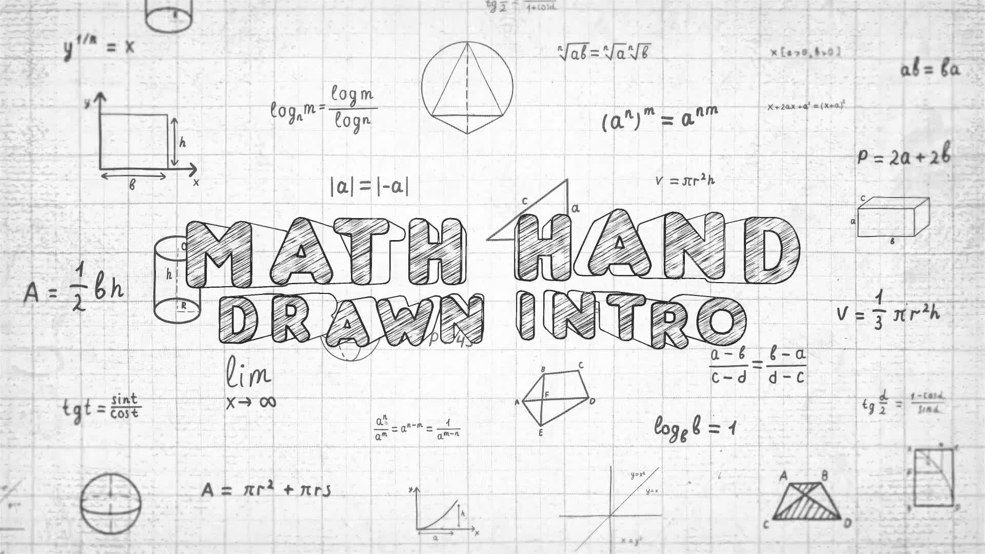 Math Hand Draw Intro Videohive 32139869 After Effects Image 7