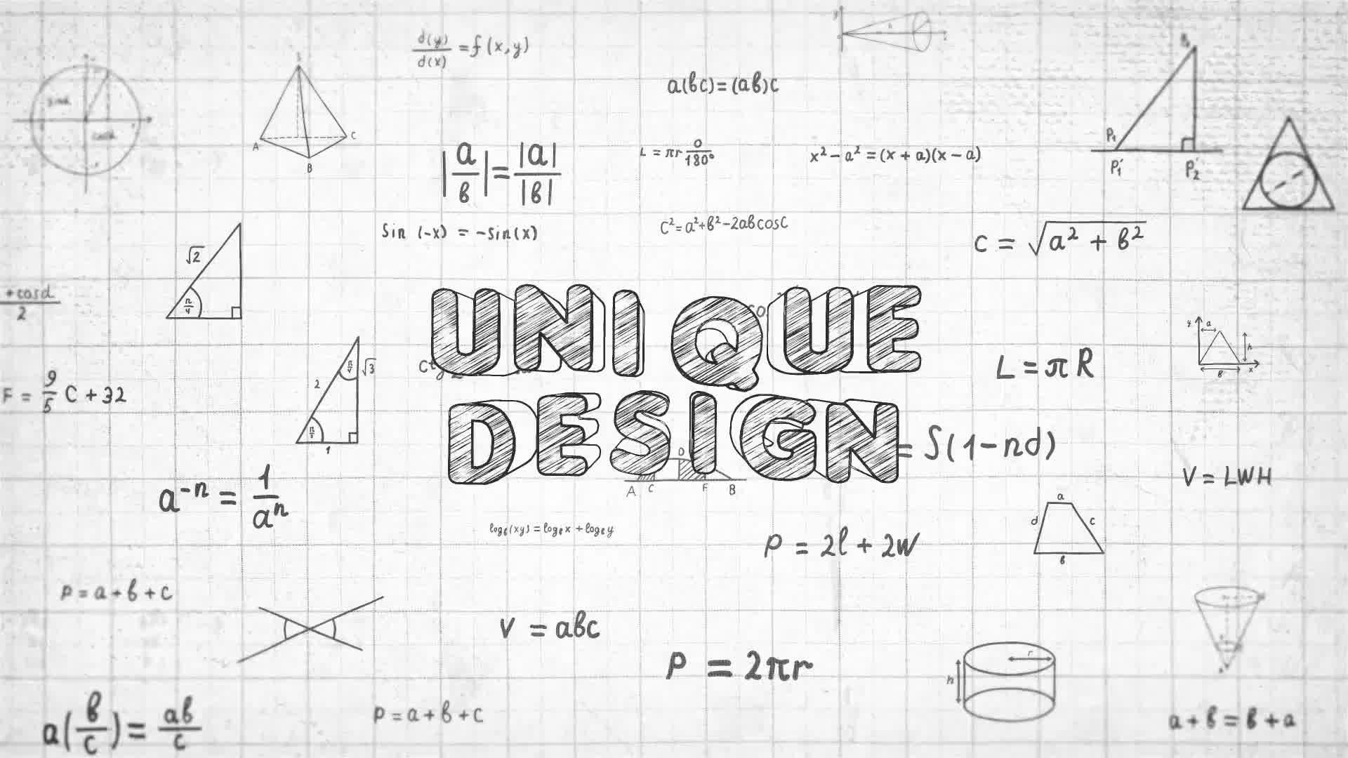 Math Hand Draw Intro Videohive 32139869 After Effects Image 9