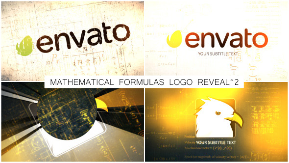 Mathematical Formulas Logo Reveal - Download Videohive 8295783