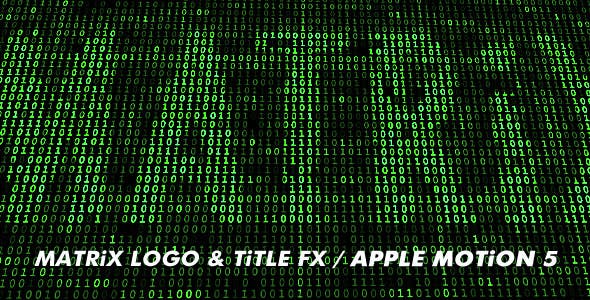 Matrix Logo, Title, Background FX Pack of 2 - 15403569 Videohive Download