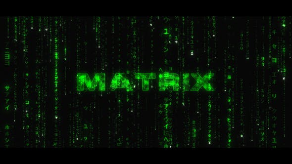 Matrix Opener - 31876127 Videohive Download