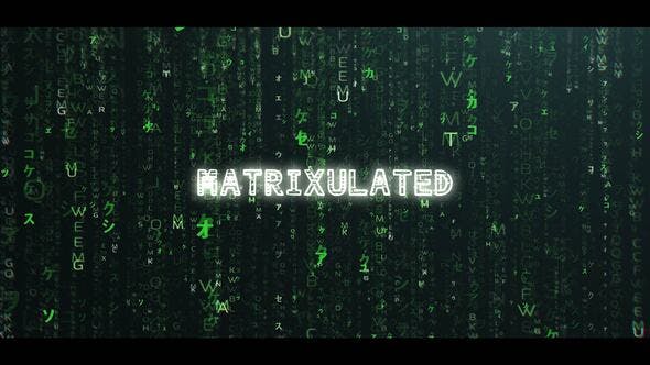 Matrix Opener - Download 38944165 Videohive
