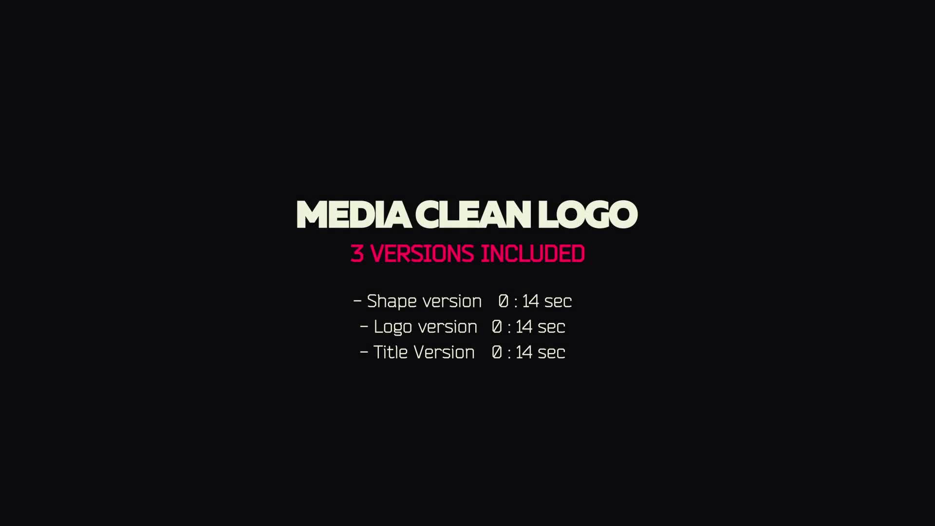 Media Clean Logo Videohive 20683018 After Effects Image 1