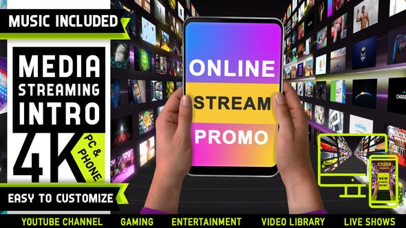 Media Streaming Content Intro Logo - 29327378 Videohive Download