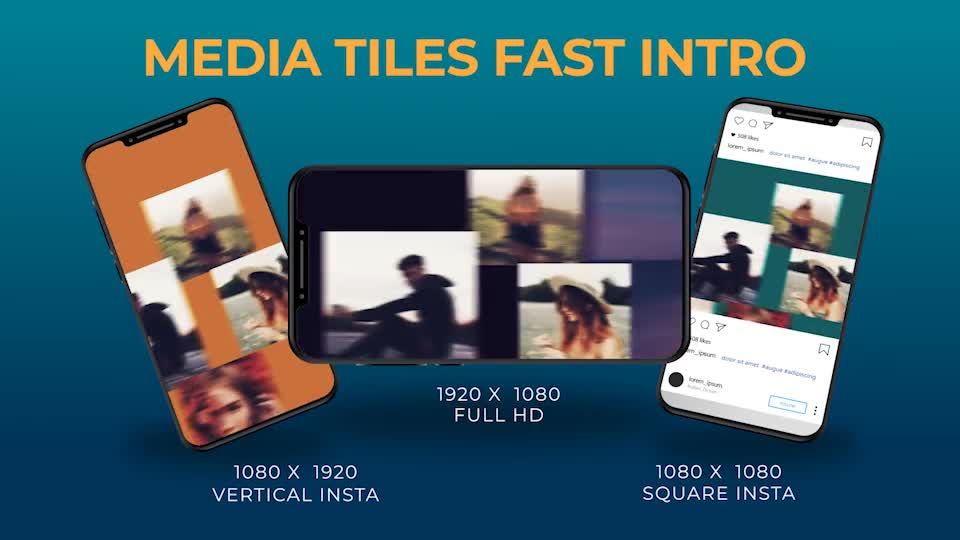 Media Tiles Fast Intro Videohive 32779130 After Effects Image 1