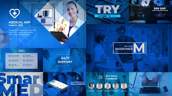 Medical App Telemedicine Healthcare Service - Videohive Download 22896158