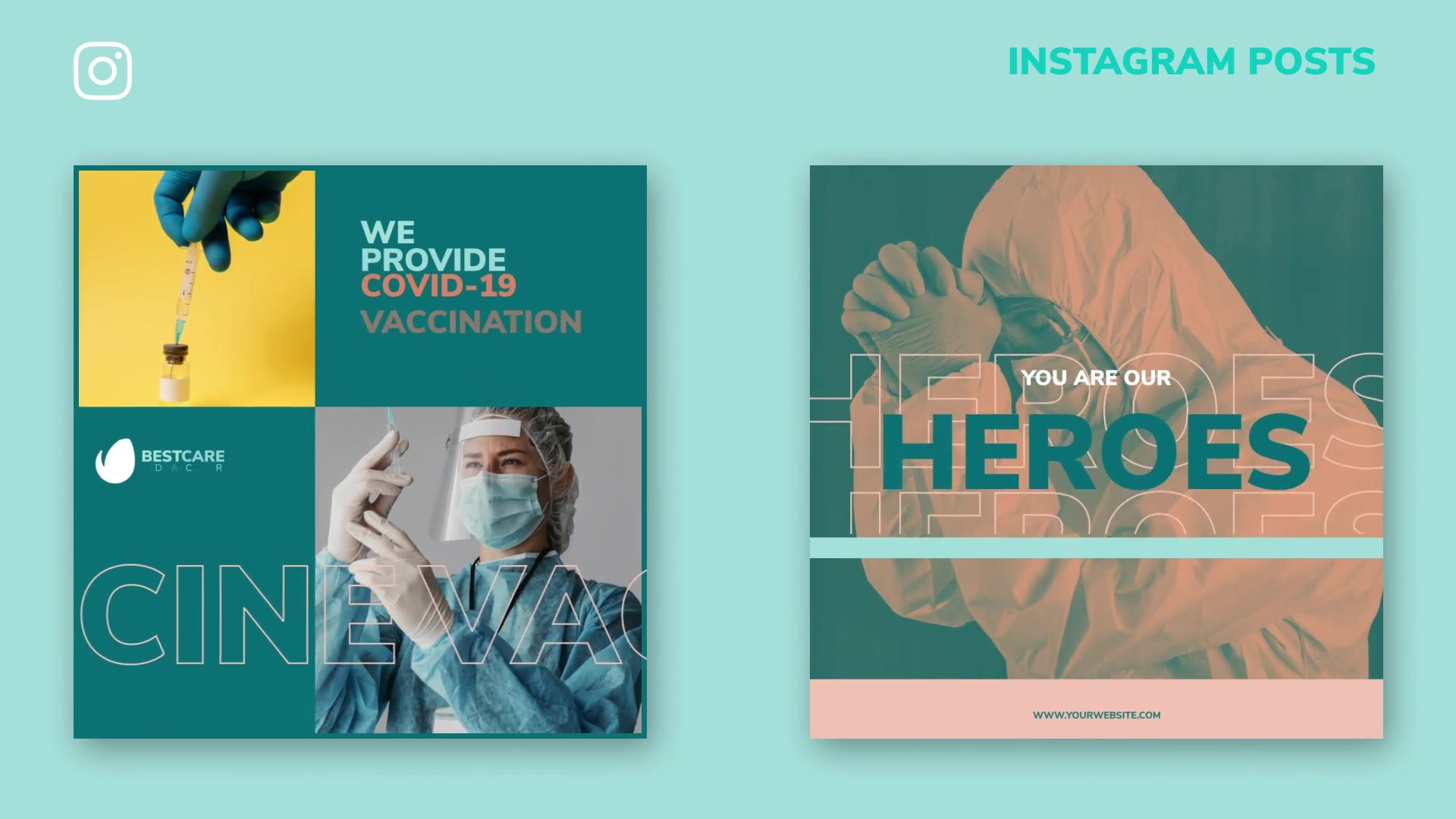 Medical Covid 19 Instagram Post & Story B98 Videohive 33180999 After Effects Image 6