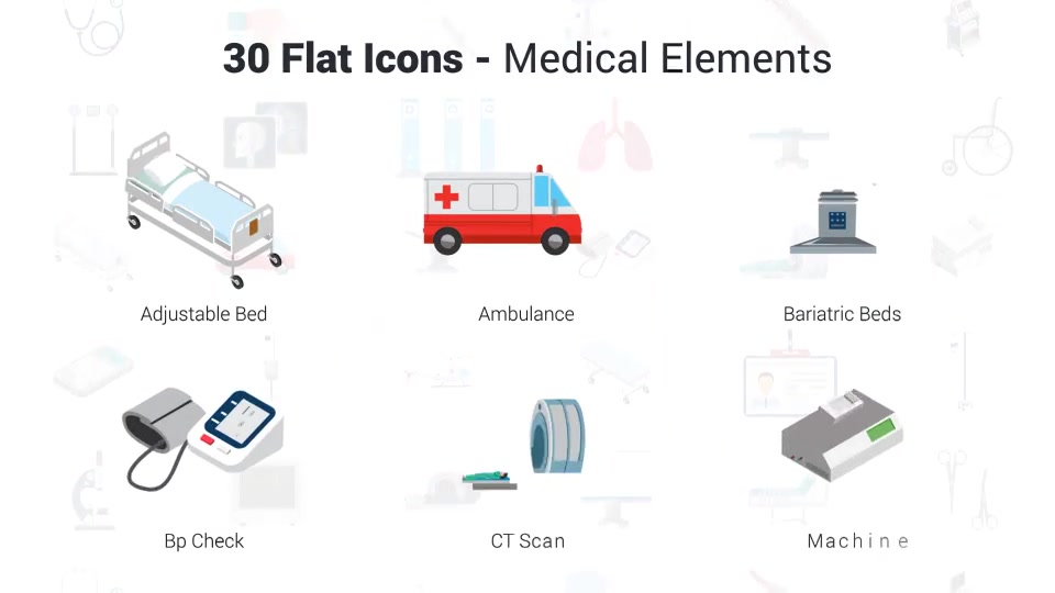 Medical Elements Icons Videohive 36046900 After Effects Image 6
