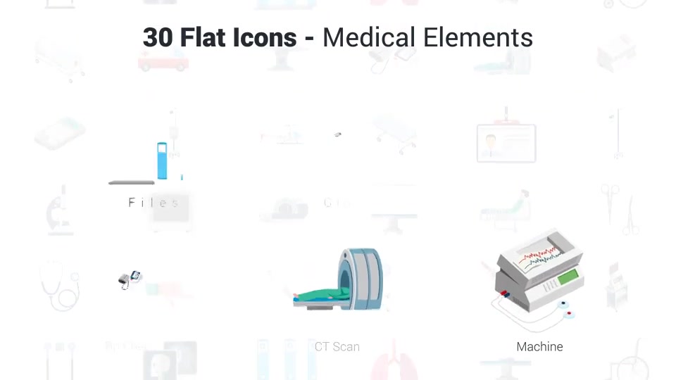 Medical Elements Icons Videohive 36046900 After Effects Image 7