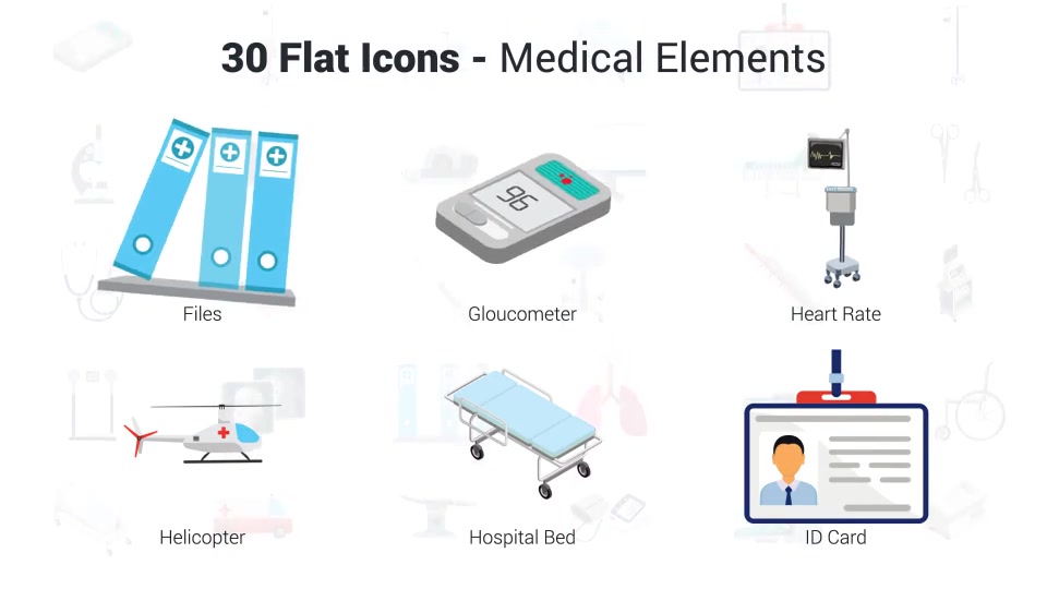 Medical Elements Icons Videohive 36046900 After Effects Image 8