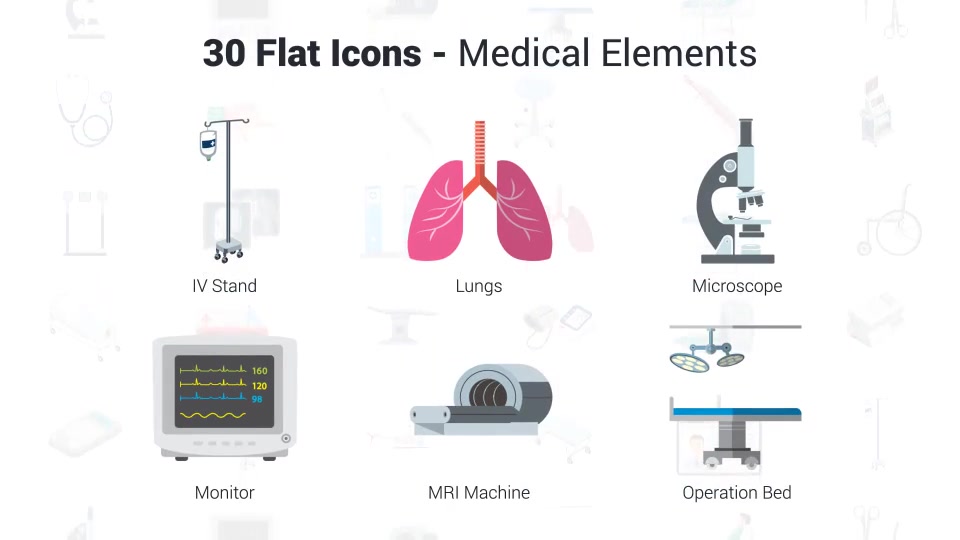 Medical Elements Icons Videohive 36046900 After Effects Image 9
