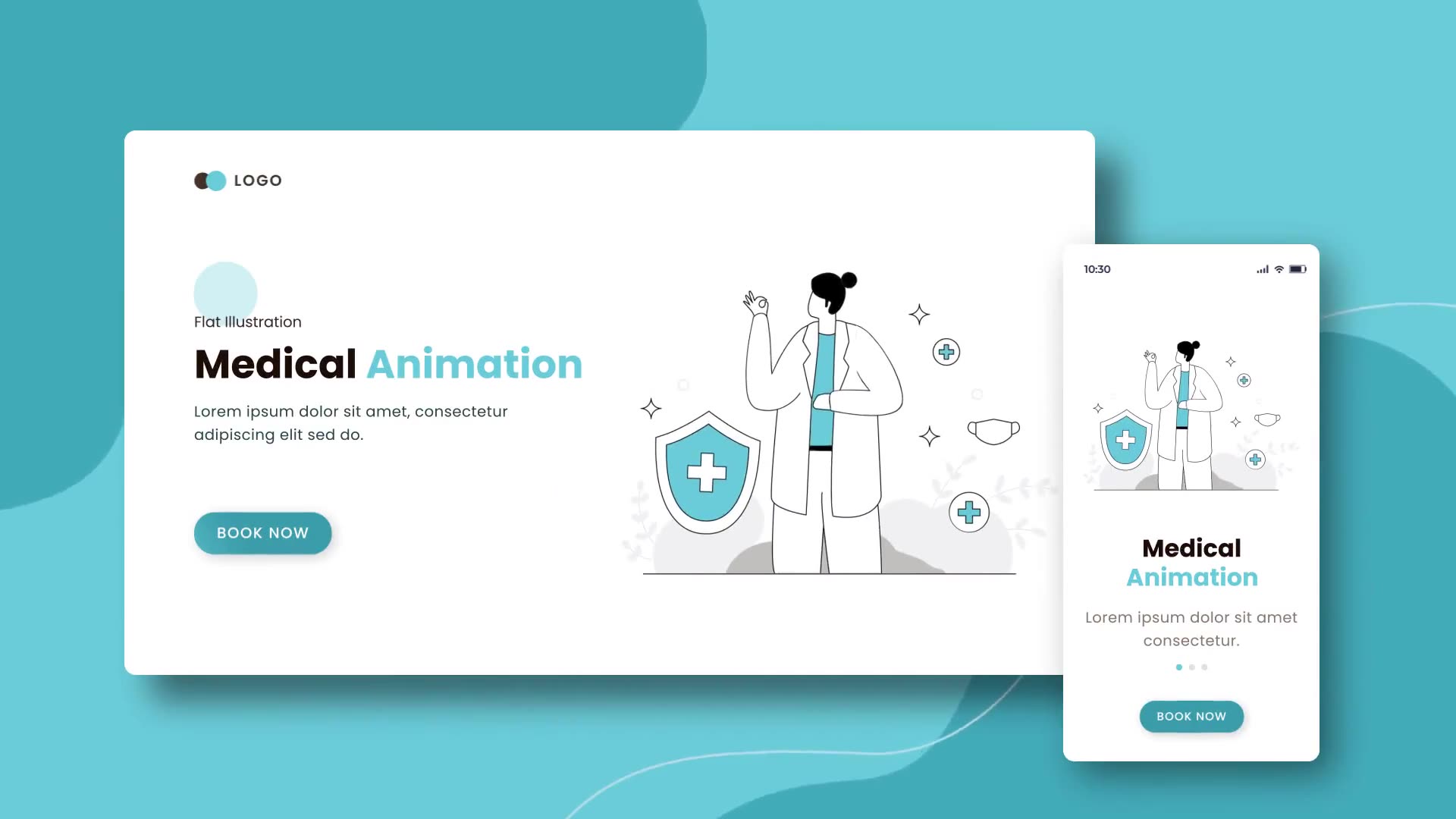Medical Health Animations Flat Concept Videohive 36683052 After Effects Image 3