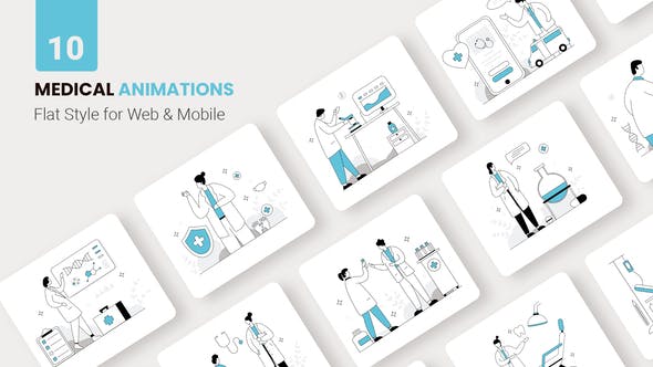 Medical Health Animations Flat Concept - Download 36683052 Videohive