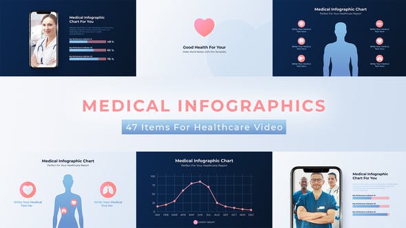 Medical Healthcare Infographics - 26453528 Videohive Download
