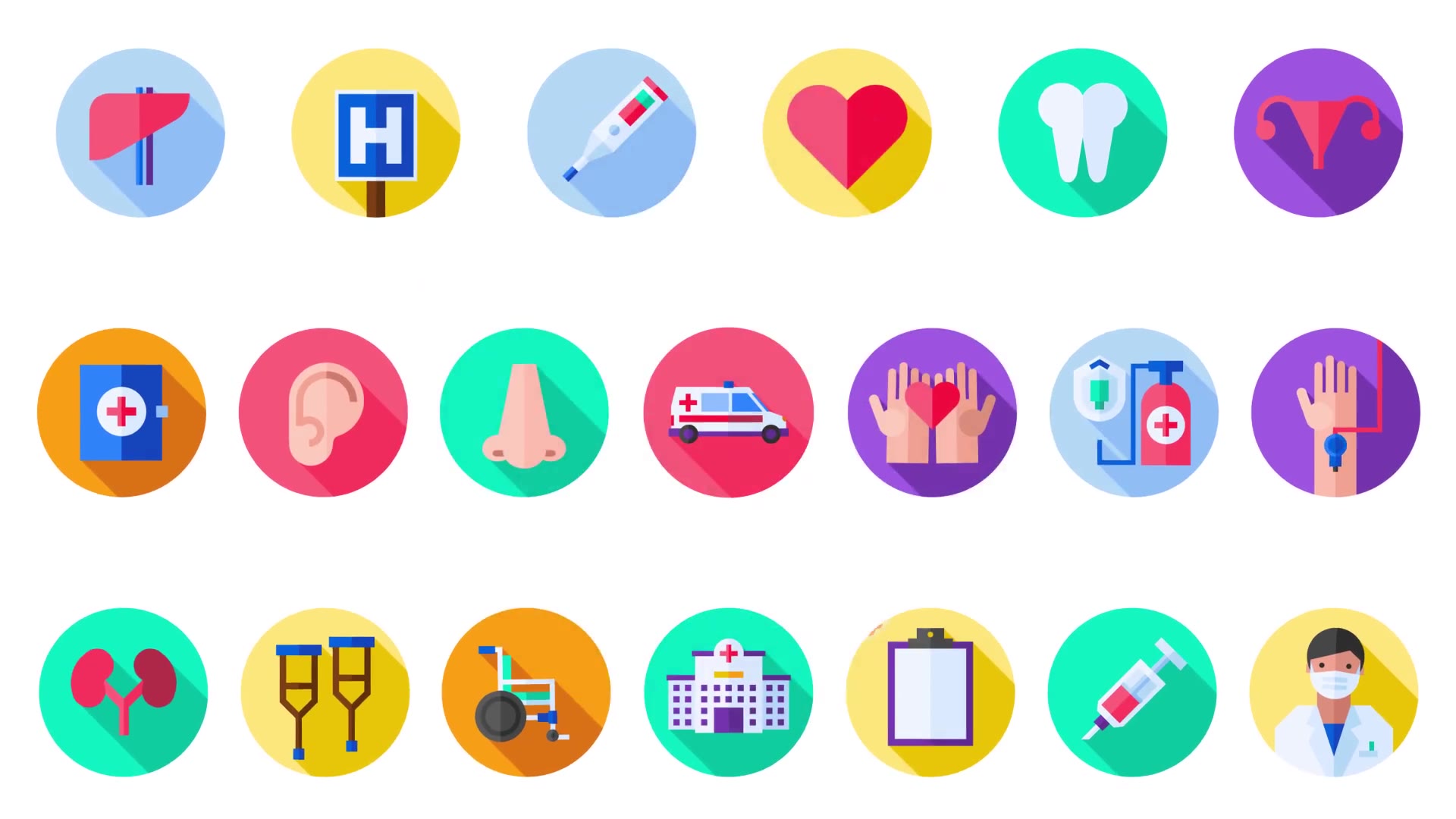 Medical Icons Pack Videohive 28514377 After Effects Image 3