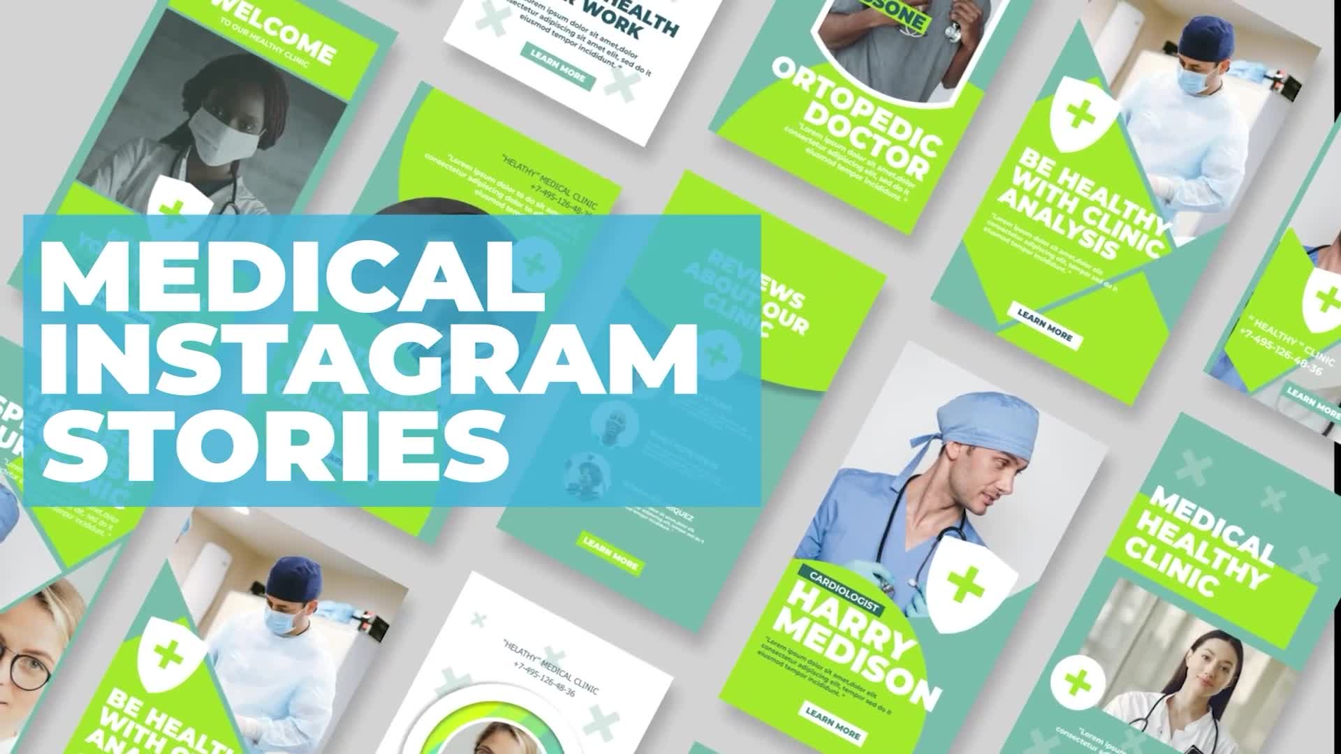 Medical Instagram Stories and Posts Videohive 32453505 Premiere Pro Image 1