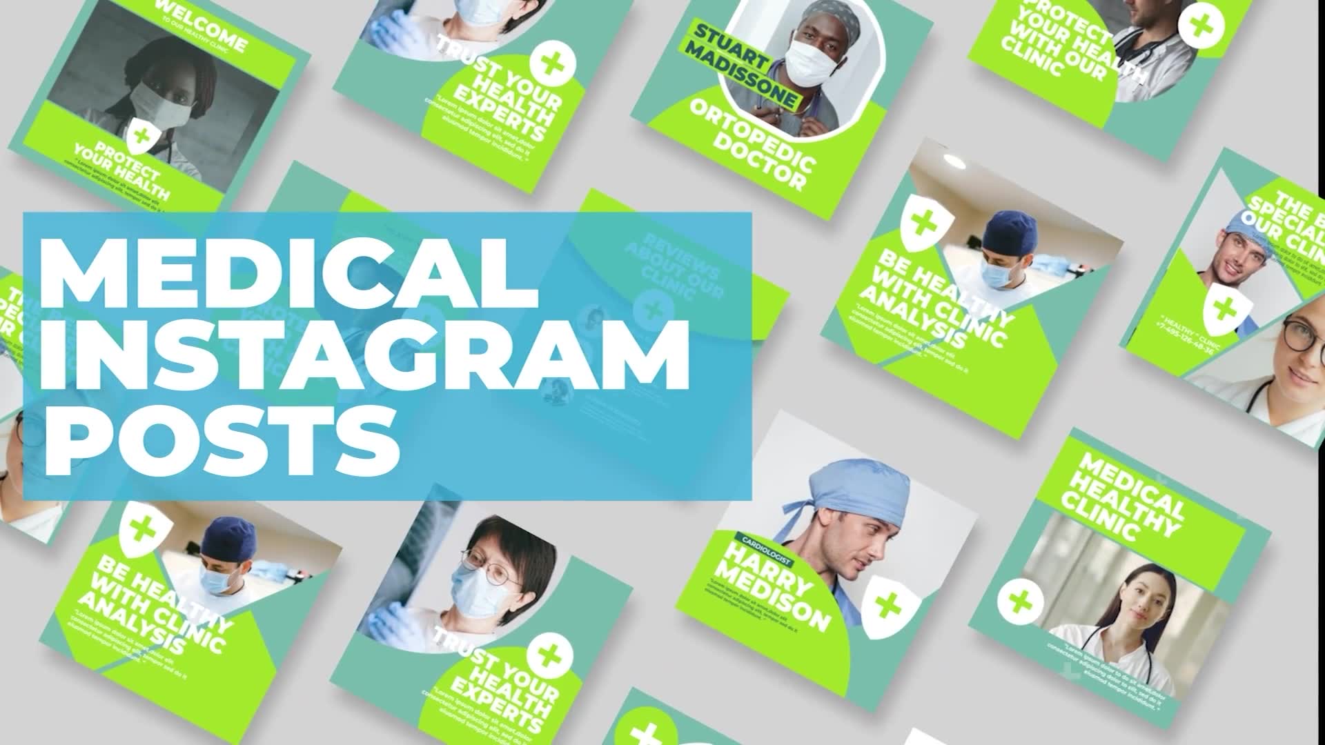 Medical Instagram Stories and Posts Videohive 32453505 Premiere Pro Image 2