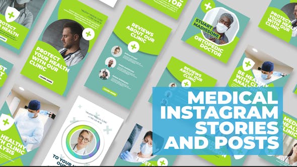 Medical Instagram Stories and Posts - Download 32453505 Videohive