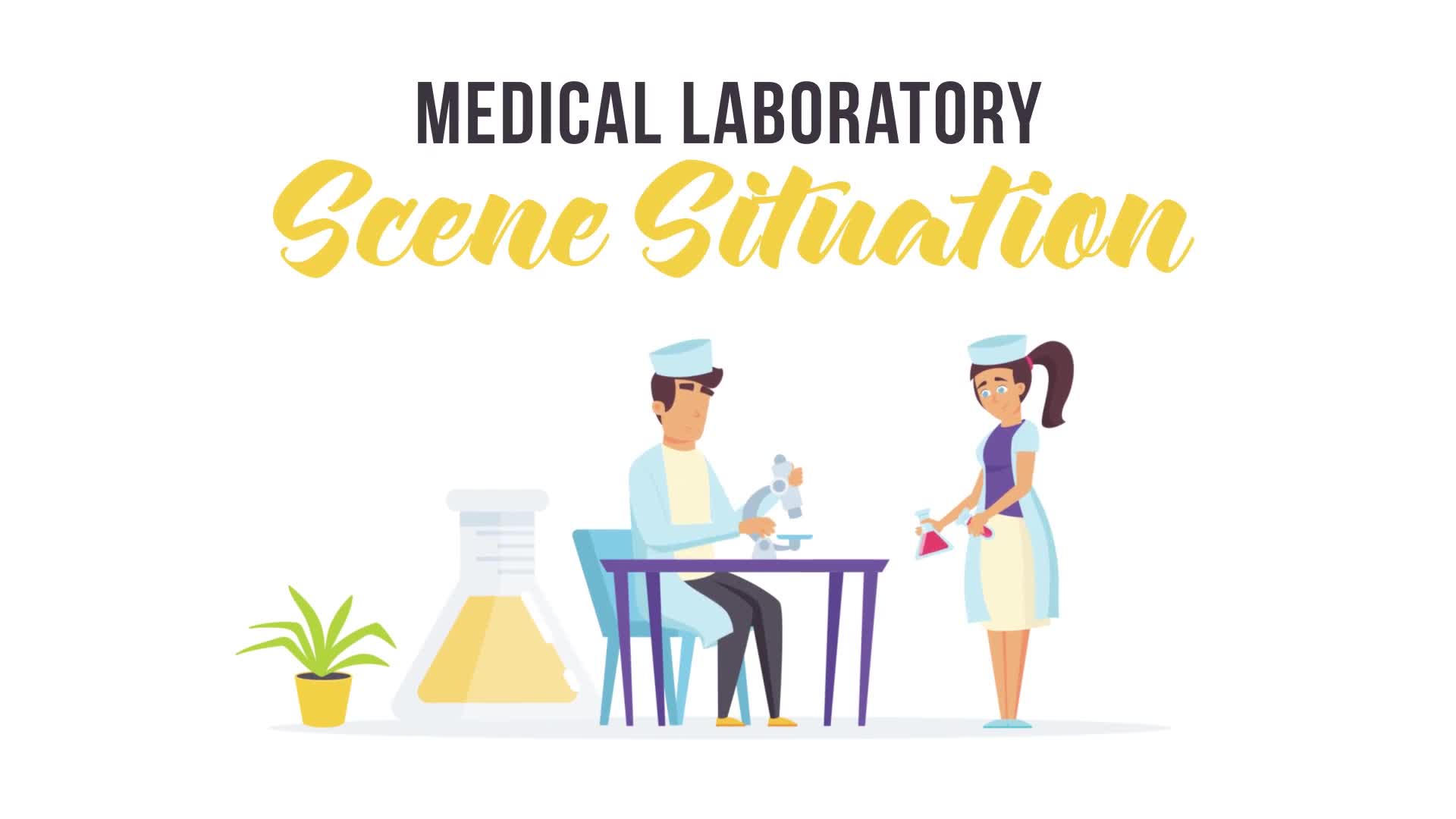 Medical laboratory Scene Situation Videohive 28256257 After Effects Image 1