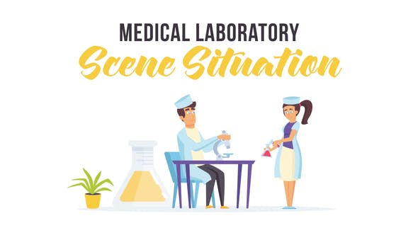 Medical laboratory Scene Situation - Videohive Download 28256257