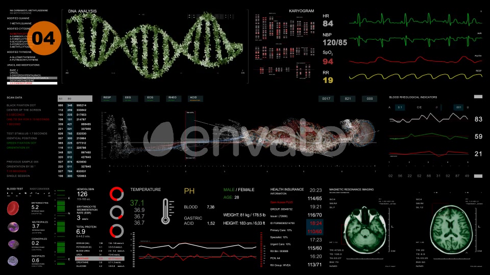 Medical Pack 18 Screens (300+ elements) Videohive 31030245 After Effects Image 11
