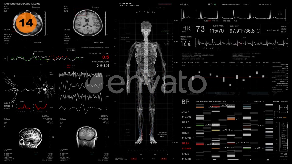 Medical Pack 18 Screens (300+ elements) Videohive 31030245 After Effects Image 4