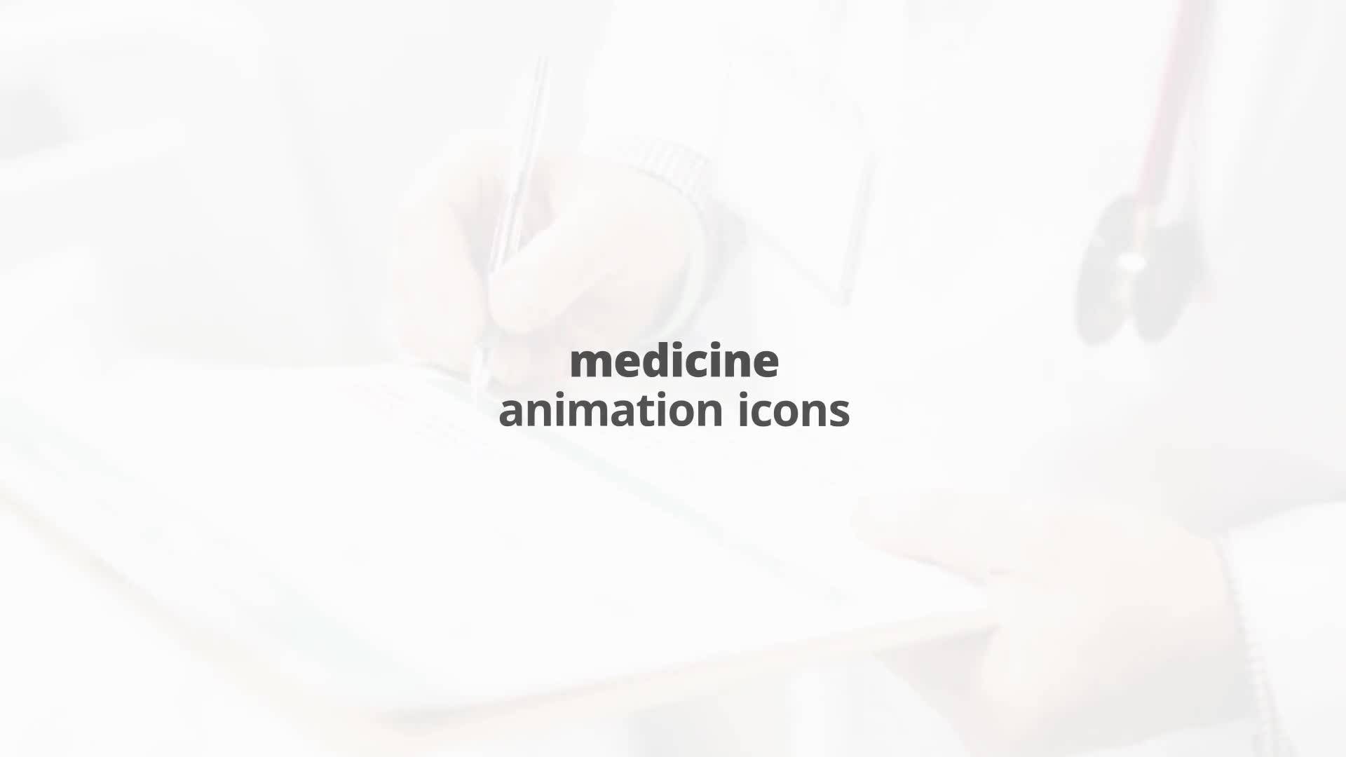 Medicine And Healthcare – Flat Animated Icons Videohive 24429447 After Effects Image 1