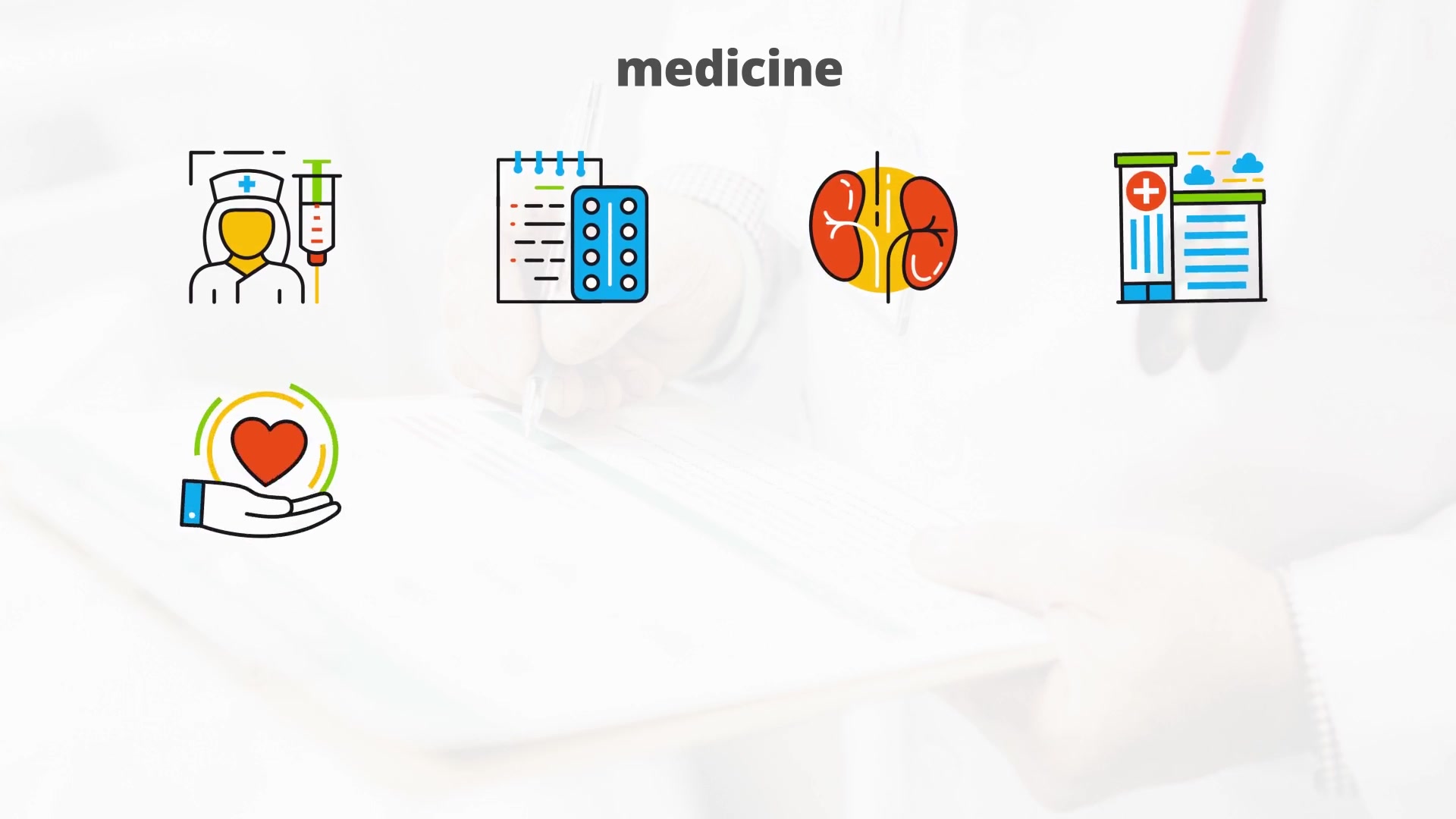 Medicine And Healthcare – Flat Animated Icons Videohive 24429447 After Effects Image 5