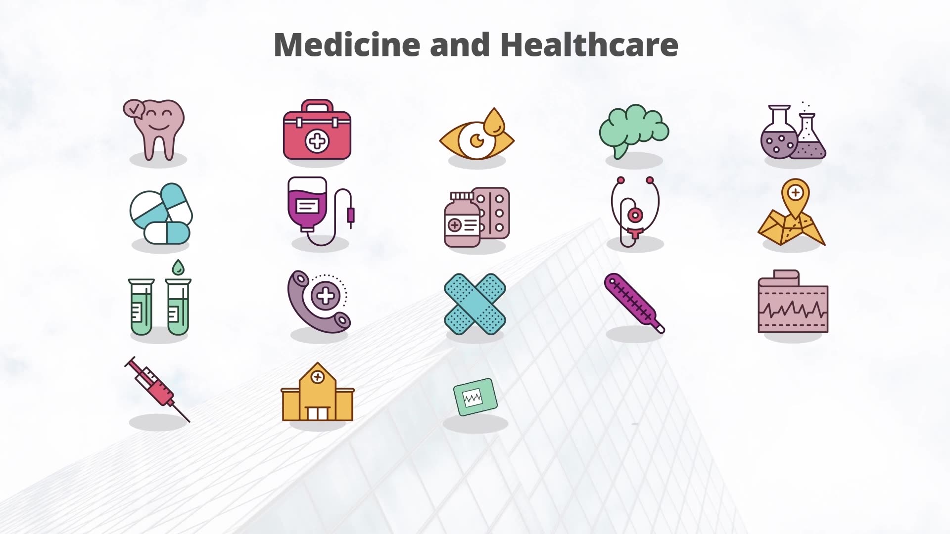 Medicine And Healthcare – Flat Animation Icons (MOGRT) Videohive 23659629 Premiere Pro Image 7