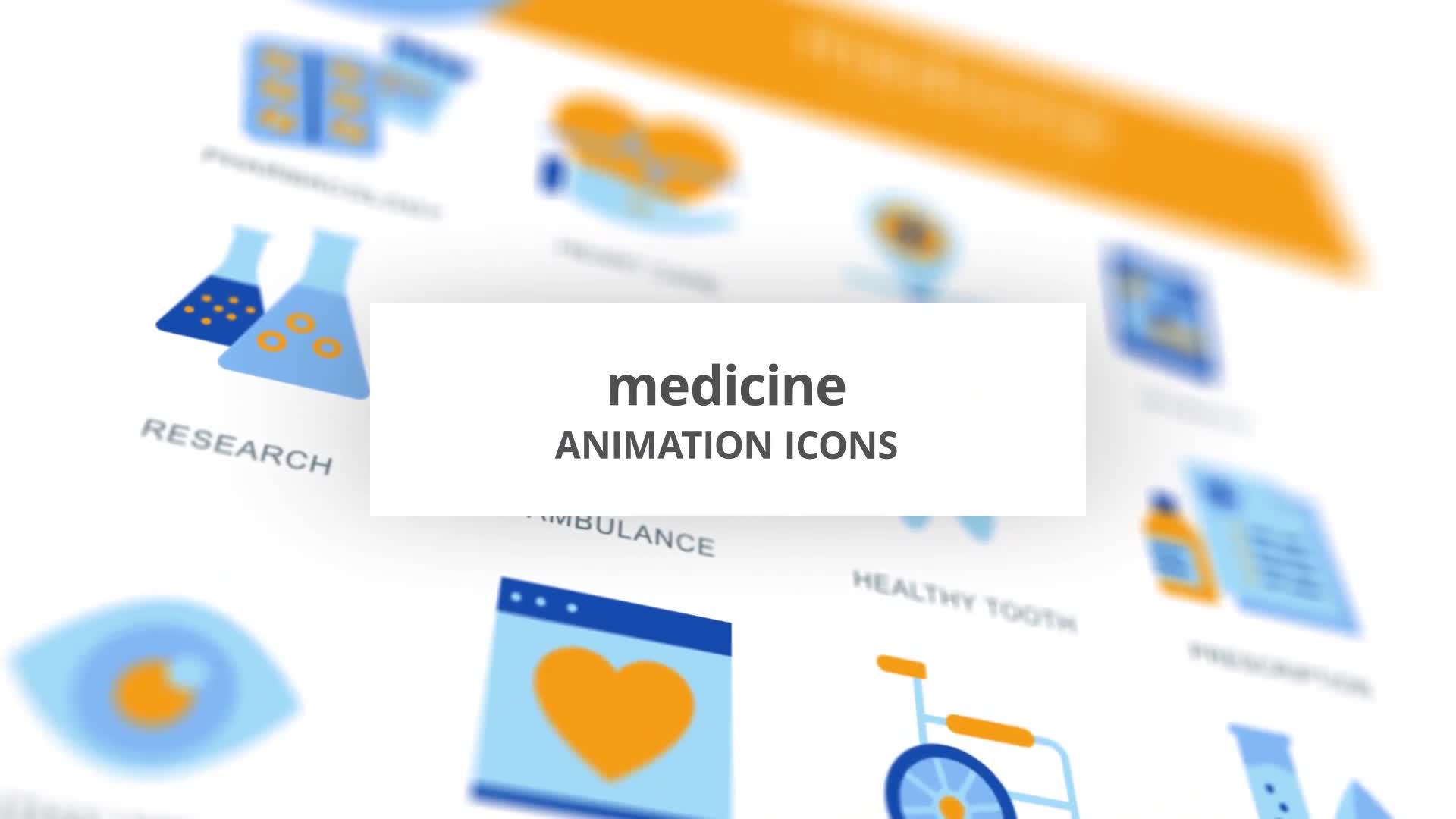 Medicine Animation Icons Videohive 28168300 After Effects Image 1