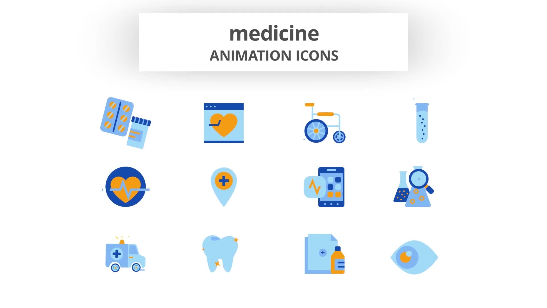 Medicine Animation Icons Videohive 28168300 After Effects Image 10