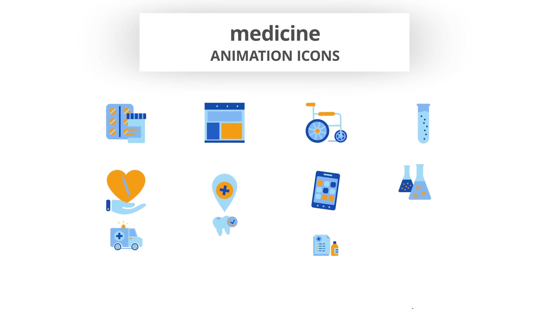 Medicine Animation Icons Videohive 28168300 After Effects Image 4