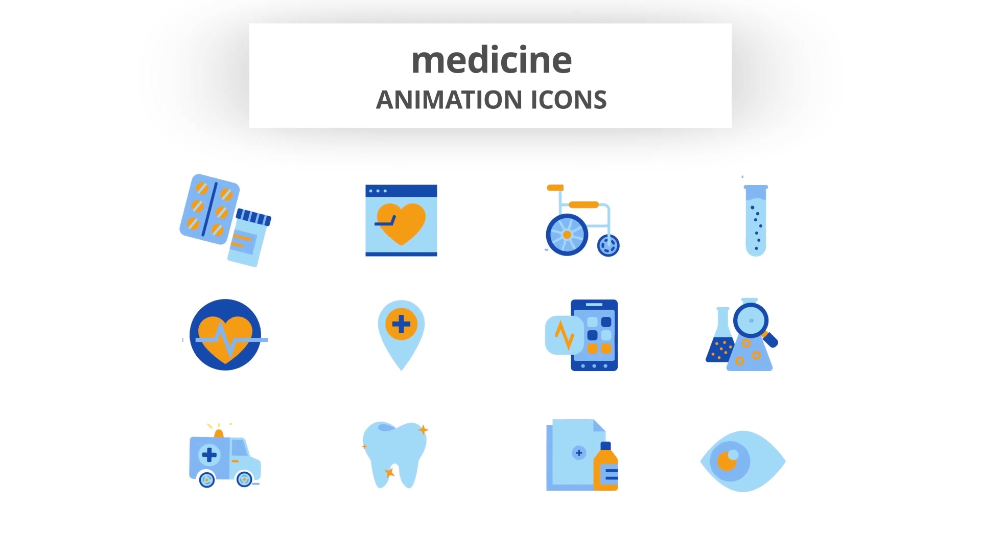Medicine Animation Icons Videohive 28168300 After Effects Image 5