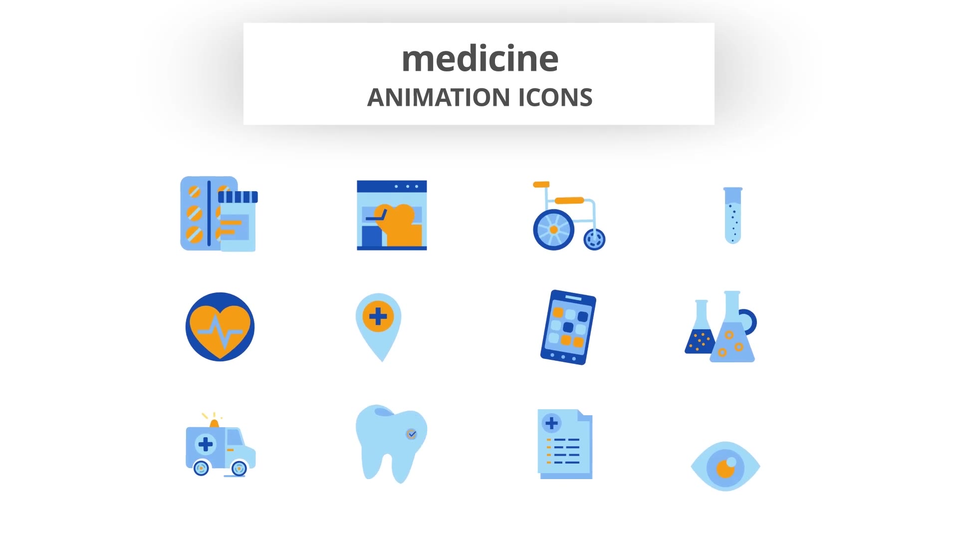 Medicine Animation Icons Videohive 28168300 After Effects Image 7