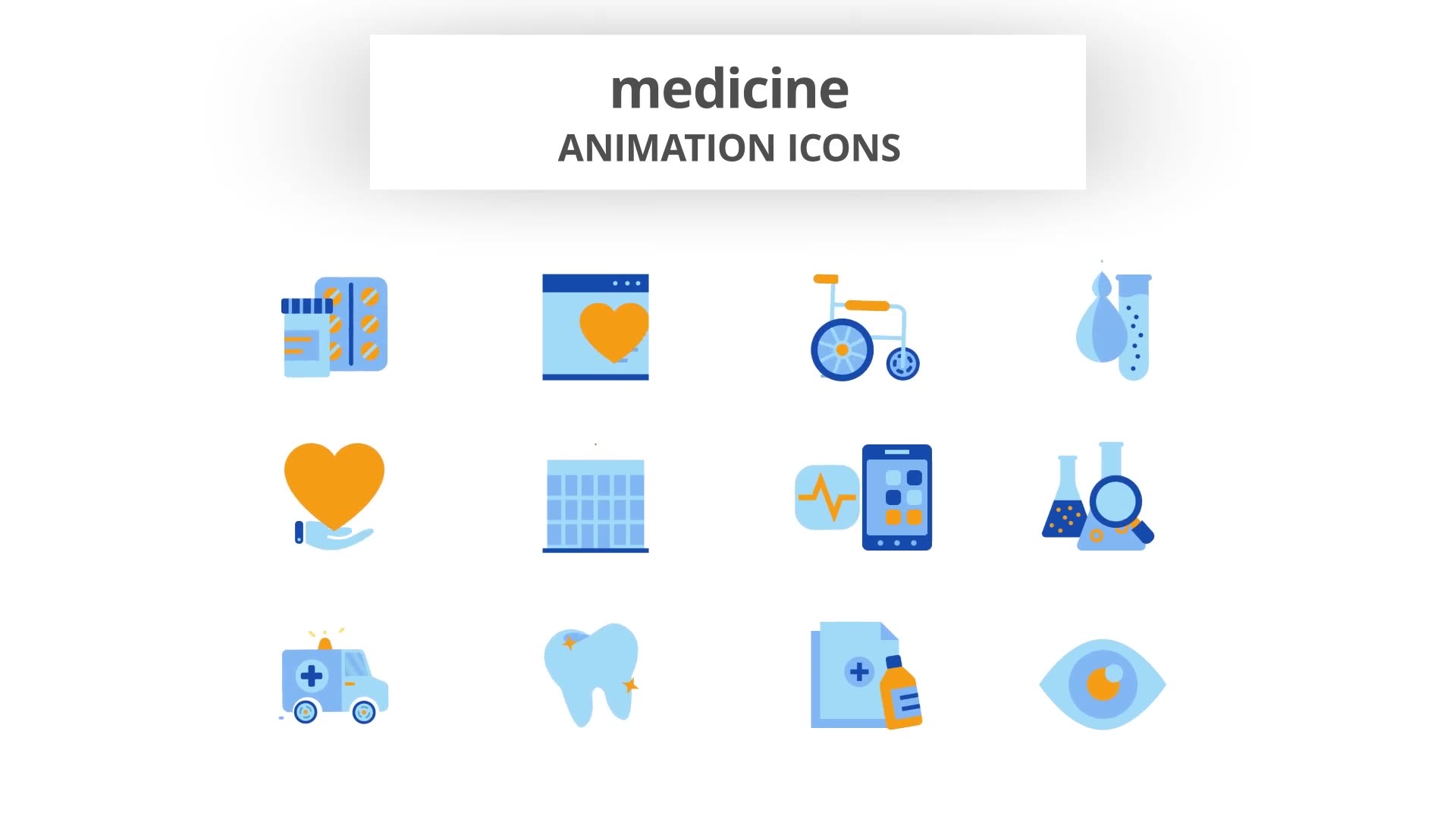 Medicine Animation Icons Videohive 28168300 After Effects Image 8
