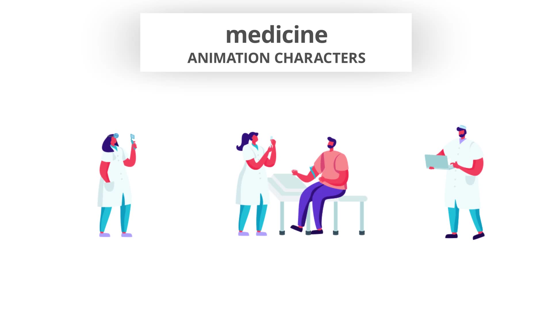 Medicine Character Set Videohive 29801983 After Effects Image 10