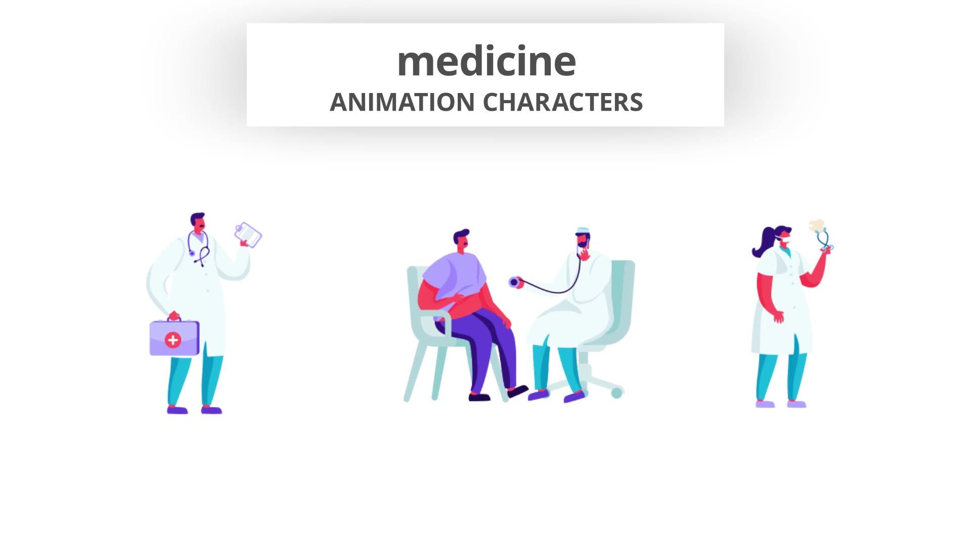 Medicine Character Set Videohive 29801983 After Effects Image 8