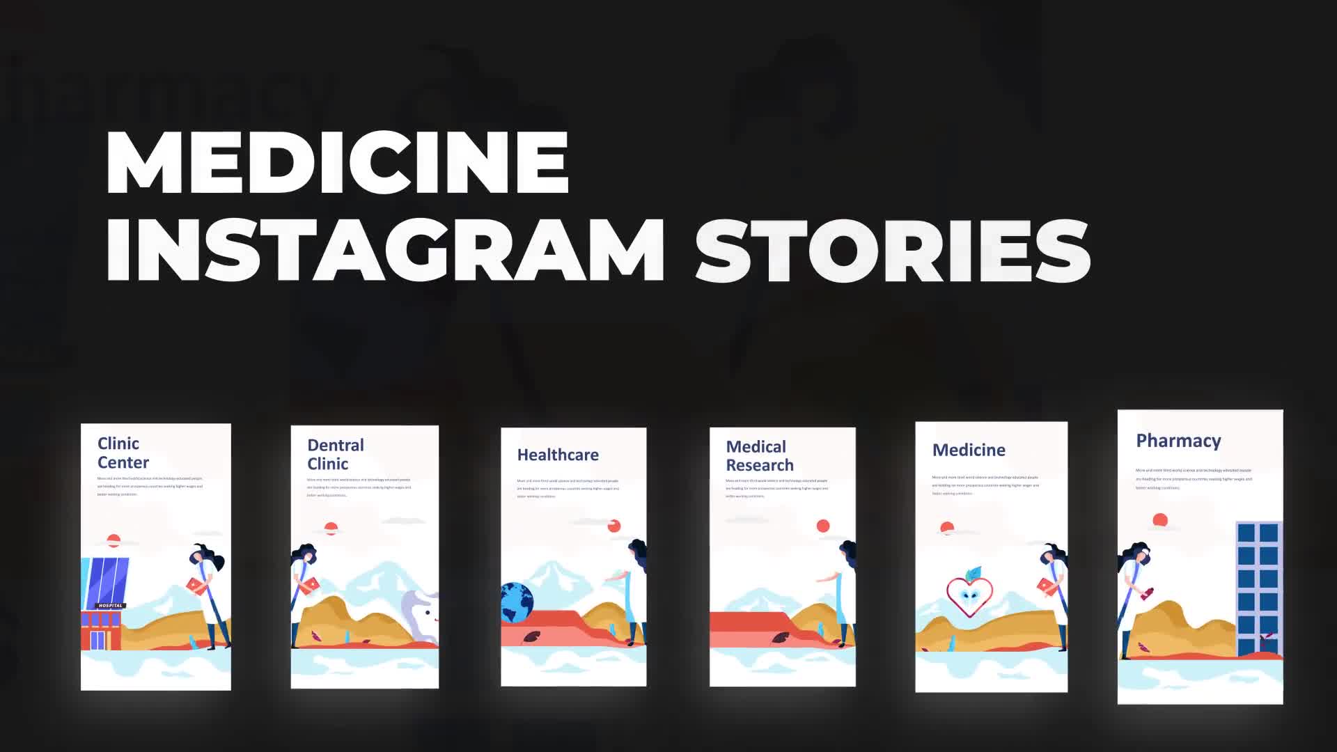 Medicine Instagram Stories Videohive 30300000 Premiere Pro Image 1
