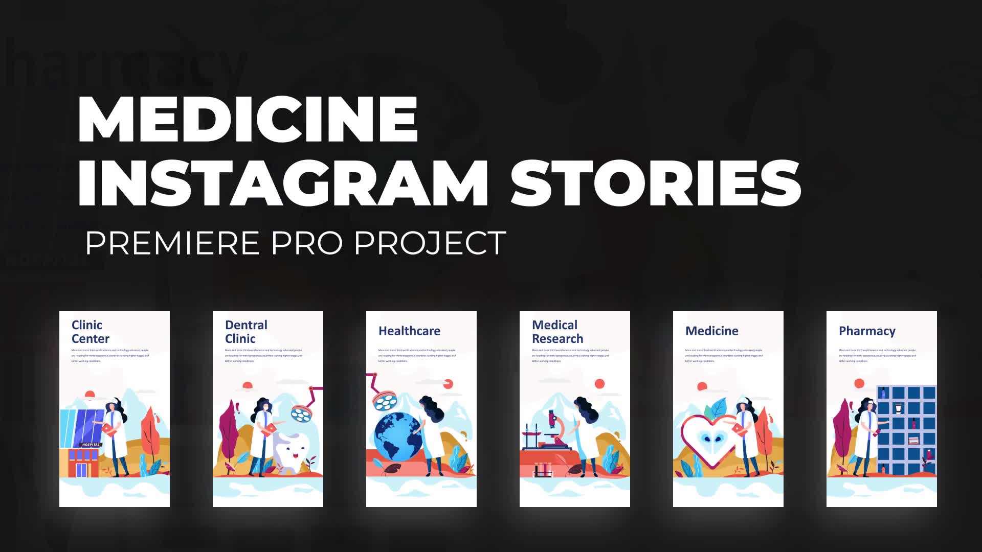 Medicine Instagram Stories Videohive 30300000 Premiere Pro Image 2
