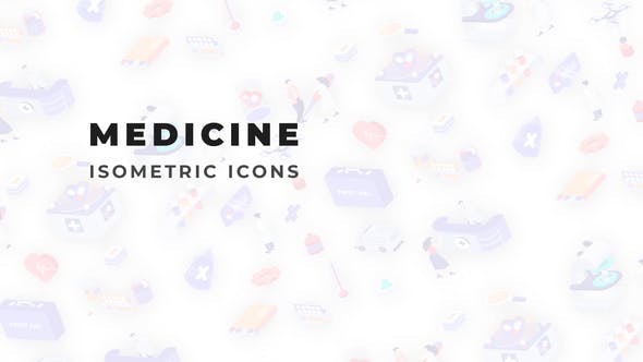 Medicine Isometric Icons - 36117955 Videohive Download