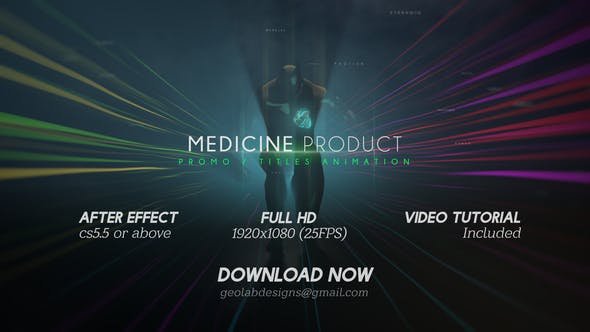 Medicine Product Promo / Titles Animations / Human Titles - Download 24143218 Videohive