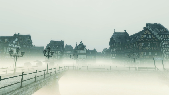 Medieval European City Foggy Day - Download Videohive 18975806