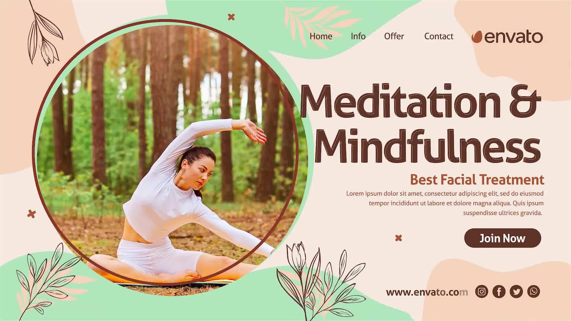 Meditation And Mindfulness Promo (MOGRT) Videohive 35065199 Premiere Pro Image 11